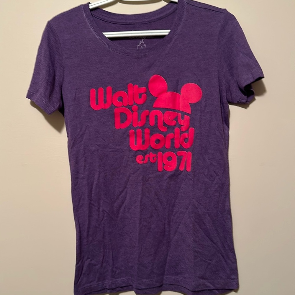 Walt Disney World Purple small shirt Mickey Mouse Women’s Ladies Teen Juniors